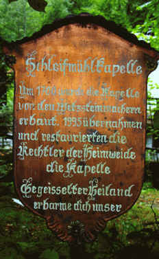Die Schleifmühlenklamm bei Unterammergau