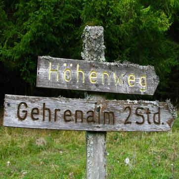 Gehren Alm - Reuttener Bergbahn
