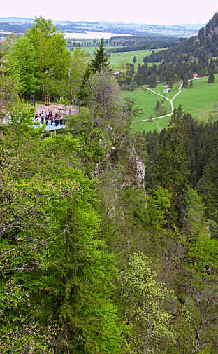 Aussichtsplattform Schloß Neuschwanstein