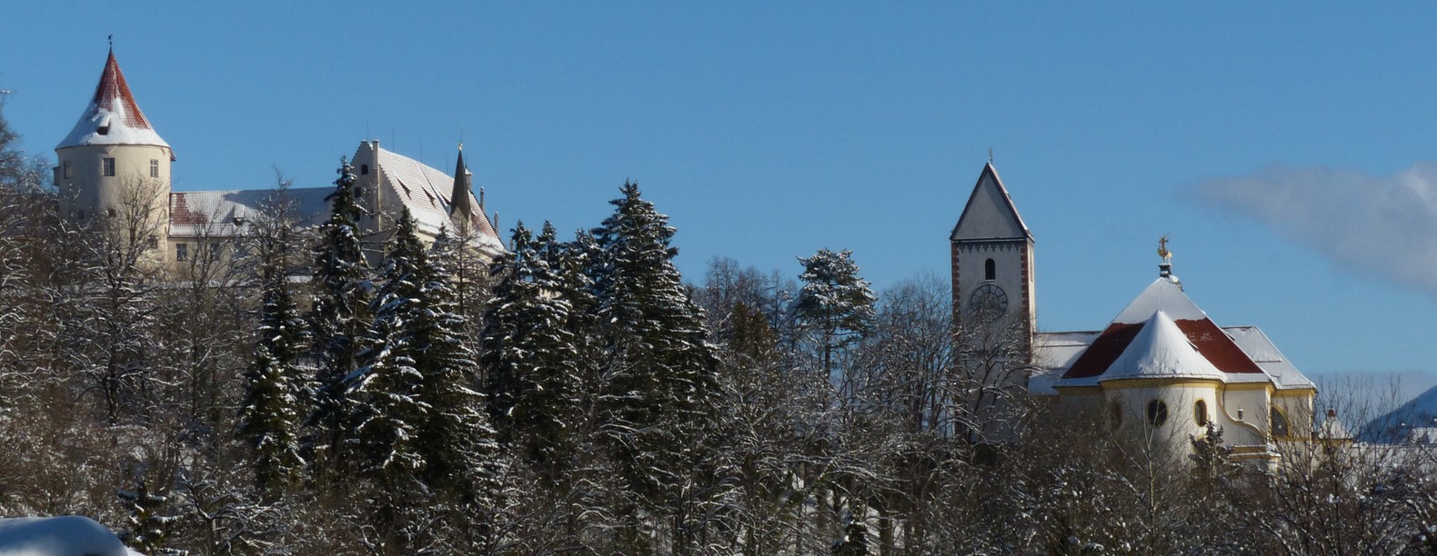 Hohes Schloss St Mang Kirche Füssen