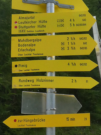 Hängebrücke Kienberg/Steeg