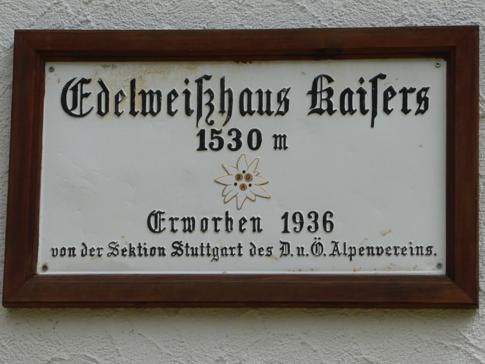 Edelweishaus 1530m